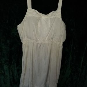 NWT, GAP Sundress, Lined, White, Size Large